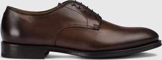 Doucal's Scarpe Derby in pelle di vitello liscia con suola in cuoio e gomma