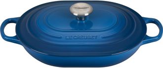 LE CREUSET 3.75-Quart Oval Enameled Cast Iron Casserole in Marseille at Nordstrom