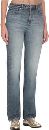 A.P.C. A.p.c., Dames, Jeans, Blauw, Maat: W26 Katoen