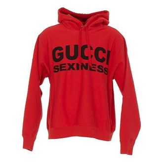 Gucci Mens Gucci Sexiness Logo Printing Red 569828-XJCK2-6249