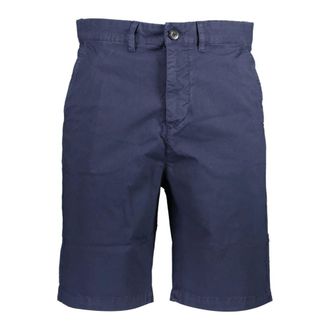 North Sails Casual Shorts, male, Blue, Size: W33 Blue Bermuda Shorts with Logo