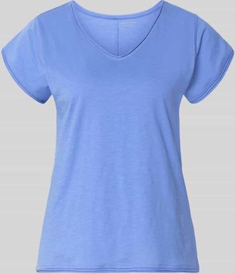 Christian Berg T-Shirt mit V-Ausschnitt in Blau, Gr&ouml;&szlig;e XXL