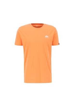 Alpha Industries T-Shirt ALPHA INDUSTRIES Basic T-Shirt SL, Herren, Gr. XXL, orange (tangerine), Obermaterial: 100% Baumwolle, Shirts T-Shirt