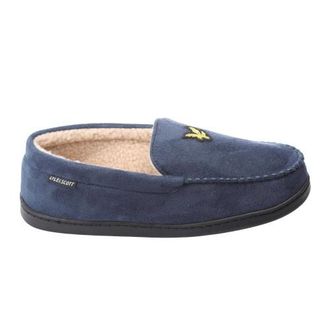 Lyle & Scott Heren Aspen Slippers (Marineblauw)