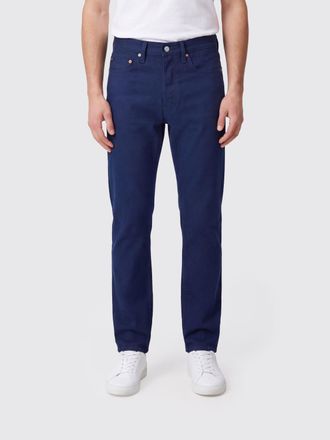 Levi's Blue Tab Mid-Rise 5-Pocket Straight Jeans in Cotton Denim