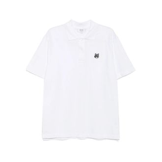Maison Kitsun&eacute; Bold Fox Head Patch Polo Shirt