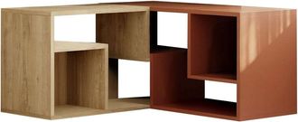 DRAWER Mueble de TV modular de madera L145cm - Terracota