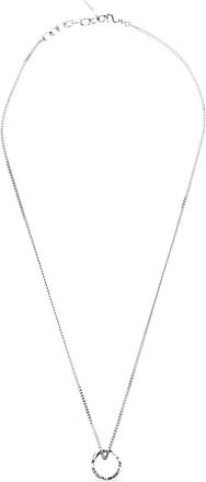 Saint Laurent Cassandre-pendant necklace - men - Metal - One Size - Silver