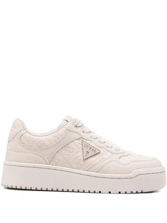Guess Co monogram low-top sneakers - Neutrals