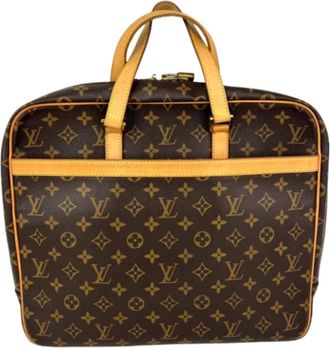 Louis Vuitton Pre-owned Porte Documents Pegase Monogram Briefcase - Heren - Vintage Handtas - Bruin - ONE Size - Leer - Vintage