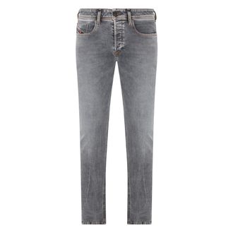 Diesel Slim-fit Jeans, male, Gray, Size: W29 Sleenker-X Jeans