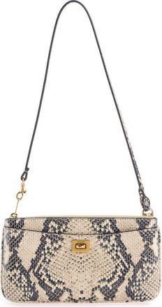 Balenciaga Rodeo Python Print Leather Bag in 2417 Natural at Nordstrom