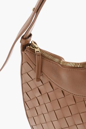 Bottega Veneta Asymmetric Woven Leather Hobo Bag Bottega Veneta