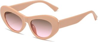 Generic Oval Frame Men and For Women Sunglasses Street Photography Vacation Sunshade Decoration (Color : H, Size : Medium)