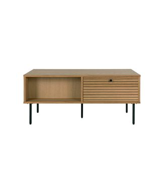 Moloo Mesa de centro de roble natural 50x100 cm