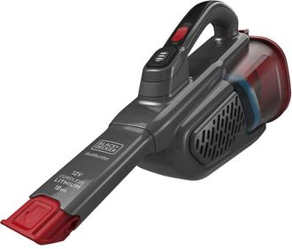 Black+Decker Black&decker - Black+decker Pulizia - Aspirapolvere Portatile A Batteria 12v, Color Titanio/rosso Bhhv315j-qw