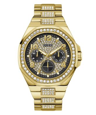 Guess Empire Heren Horloge Goudkleurig GW0785G2