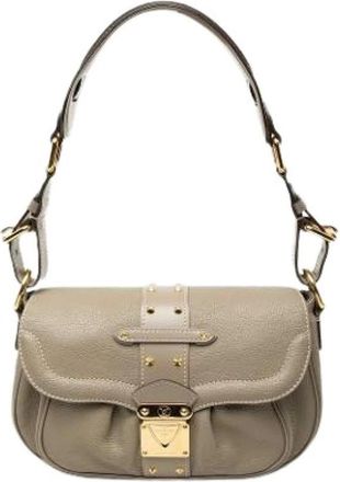 Louis Vuitton Pre-owned Le Confident - Dames - Vintage Schoudertas - Grijs - ONE Size - Leer - Vintage