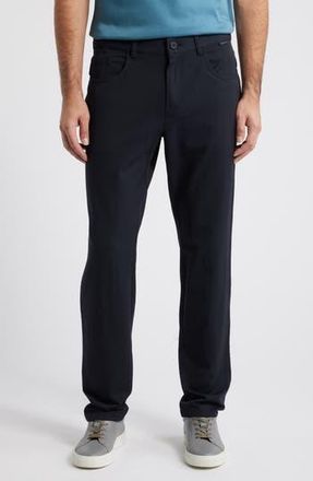 Travis Mathew OTC Midweight Stretch Straight Leg Pants in Black at Nordstrom Rack, Size 40