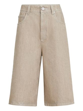 Brunello Cucinelli button-fastening shorts - Beige