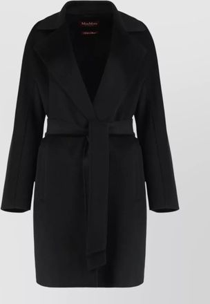 Max Mara belted coat long sleeves notched lapels
