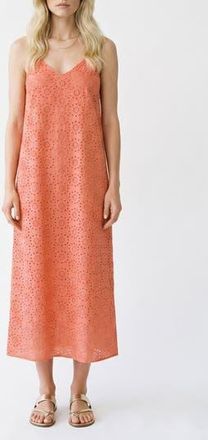 Vero Moda Tassa Liv Midi Dress in Langoustino at Nordstrom Rack, Size X-Large