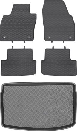 OEM Juego De Alfombrillas De Goma Para Coche Y Alfombrilla Para Maletero Para Audi A1 Ii Gb Hatchback A Partir De 2018