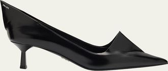 Prada Modellerie Spiked Leather Pumps