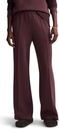 Varley The Wide Leg 30-Inch Track Pants in Deep Mahogany at Nordstrom, Size Xx-Small