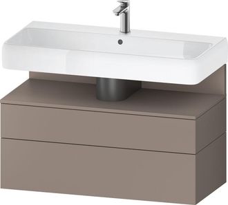 Duravit Duravit - Qatego Mueble Bajo Lavabo, 1 Extra&iacute;ble Y 1 Caj&oacute;n