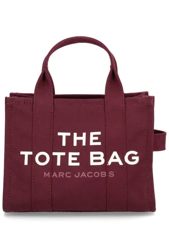 Marc Jacobs Womens Handbag The Tote Purple Cotton Handbags Hand Bags