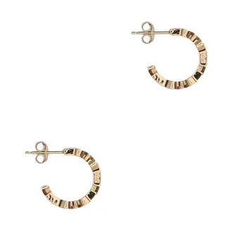 Versace Accessoires, Dames, Geel, ONE Size, Jewel Hoop Earrings