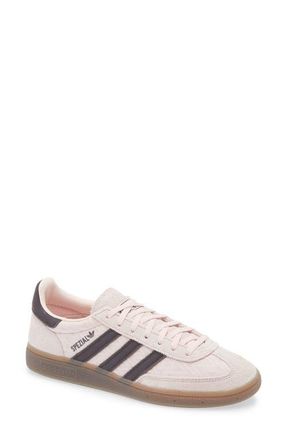 adidas Handball Spezial Sneaker in Sandy Pink/Coffee/Gum5 at Nordstrom, Size 10.5