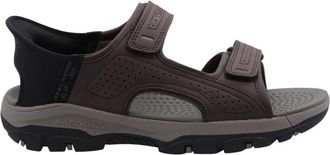 Skechers Vishaak Sandal - Heren - Sandalen - Bruin - 44 EU - Schoenen