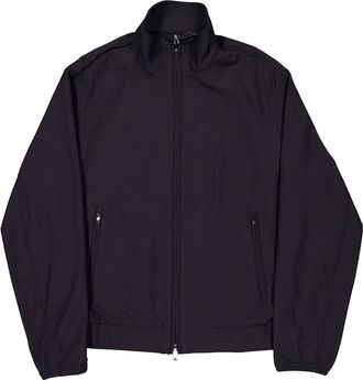 Emporio Armani Stretch Nylon Cannete-Effect Louson Jacket