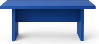 Really Nice Things Banco Laminado Azul Prusia FSC, resistente y antimicrobiano