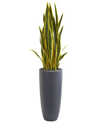 Nearly Natural 4.5Ft Sansevieria Artificial Plant In Planter