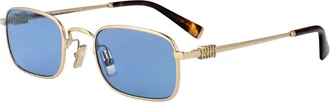 Miu Miu Womens Sunglasses 0mu A53s Pale Gold Metal