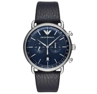 Emporio Armani Aviator Heren Horloge Blauw AR11105
