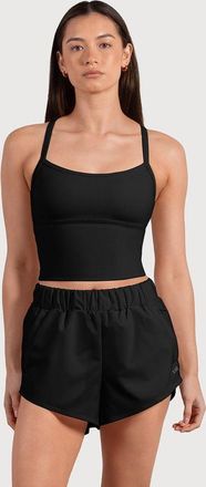 Bloch Ladies Active Rib Resistance Camisole Top, Steel Grey