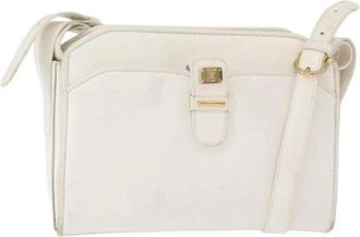 Celine Pre-owned Cross Body Bags, female, White, Size: ONE SIZE Pre-owned Vintage Cross Body Bag