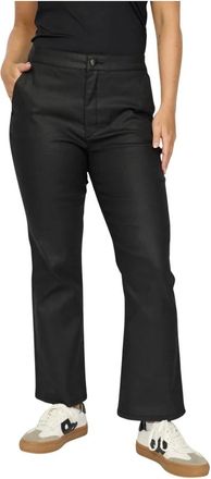 2-Biz Nova. Au 24 Wijde Broek - Dames - Wijde Broeken - Zwart - XL - Katoen - Broeken