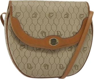 Dior Pre-owned Cross Body Bags, female, Beige, Size: ONE SIZE Pre-owned Vintage Crossbody Bag