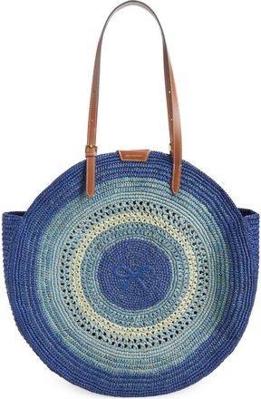Anya Hindmarch Bow Round Raffia Tote in Monday at Nordstrom