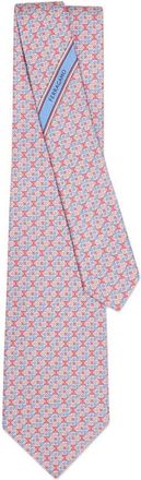 Ferragamo Graphic-print Silk Tie