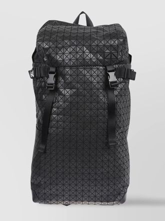 Bao Bao Issey Miyake backpack with geometric pattern and side pockets