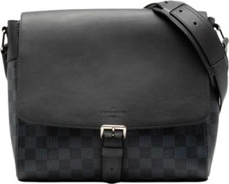 Louis Vuitton Pre-owned Newport Messenger PM - Heren - Vintage Schoudertas - Zwart - ONE Size - Leer - Vintage