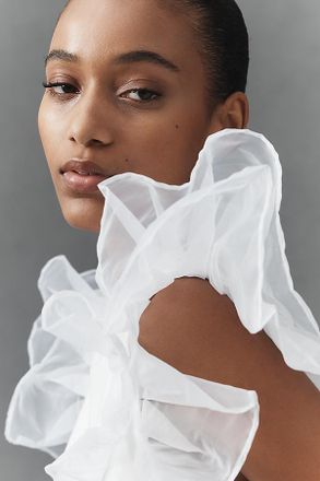 endless rose Statement Ruffle Top