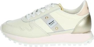Blauer S4Millen 01Lem Sneaker - Dames - Sneakers - Beige - 40 EU - Leer - Schoenen