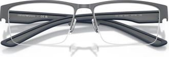 Emporio Armani Glasses, unisex, Gray, Size: 57 MM Optical Frame